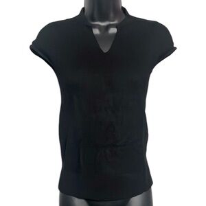 Anthropologie Etttwa Black Merino Wool Top